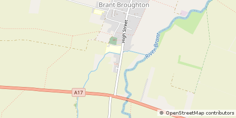 Map of Lincoln, Nottinghamshire