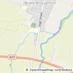 Map of Lincoln, Nottinghamshire