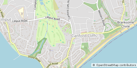 Map of Poole, Dorset