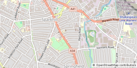 Map of Birmingham