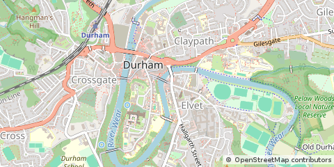 Map of Durham