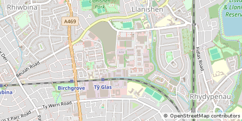 Map of Cardiff