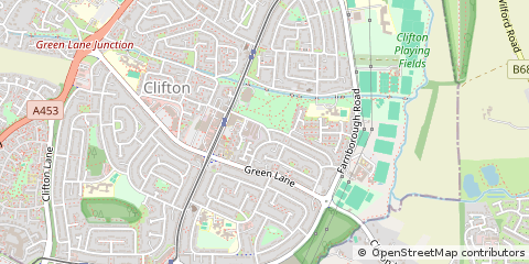 Map of Nottingham