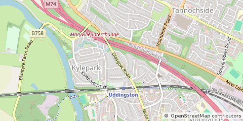 Map of Glasgow