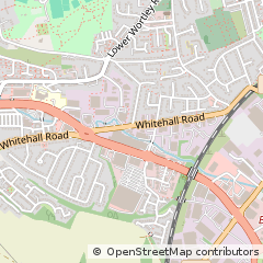 Map of Leeds, West Yorkshire