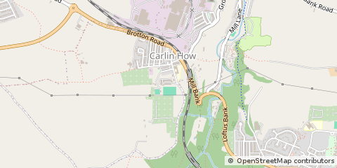 Map of Saltburn by SEA, Cleveland