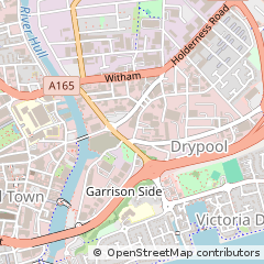 Map of Hull, East Riding of Yorkshire