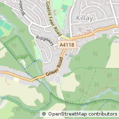 Map of Swansea