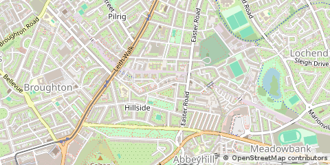 Map of Edinburgh