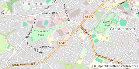 Map of Bradford