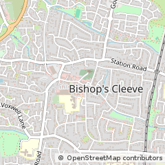 Map of Cheltenham, Glos