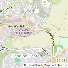 Map of Batley, West Yorkshire