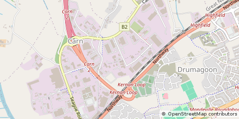 Map of Portadown, County Armagh