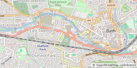 Map of Bath