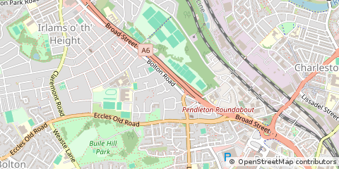 Map of Salford