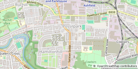Map of Glasgow