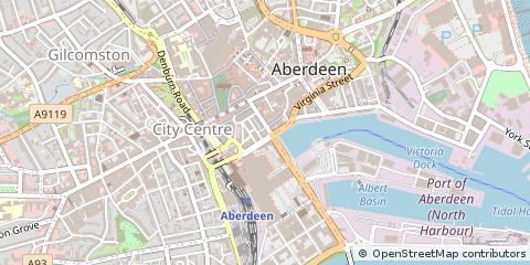 Map of Aberdeen