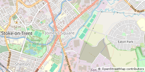 Map of Stoke-on-Trent, Staffordshire
