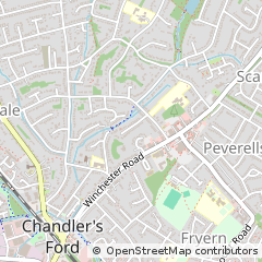 Map of Eastleigh, Hampshire
