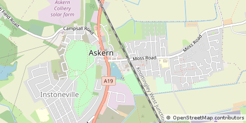 Map of Doncaster