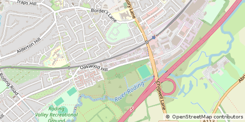 Map of Loughton, Essex