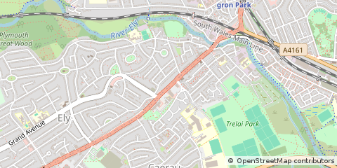 Map of Cardiff