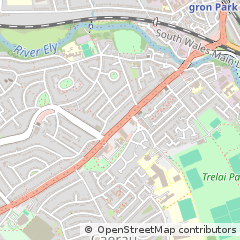 Map of Cardiff