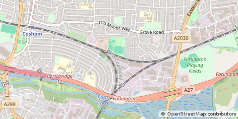 Map of Portsmouth, Hants