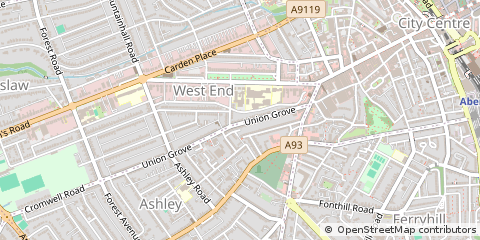Map of Aberdeen