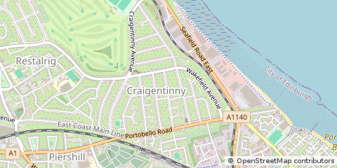 Map of Edinburgh