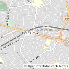 Map of Welling, Kent
