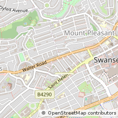 Map of Swansea
