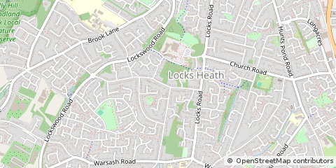 Map of Southampton, Hampshire