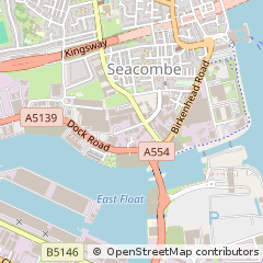 Map of Birkenhead, Wirral