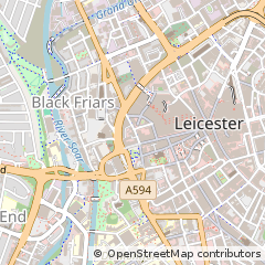 Map of Leicester