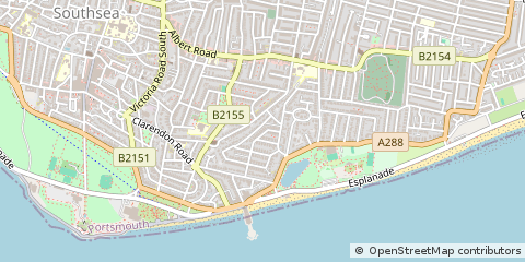Map of Southsea
