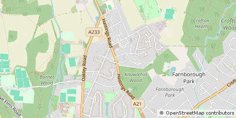 Map of Bromley