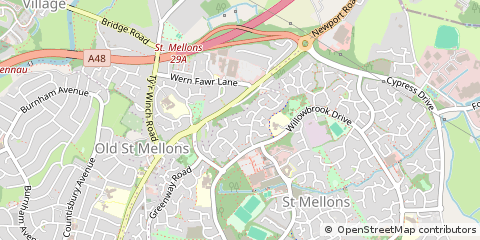 Map of Cardiff