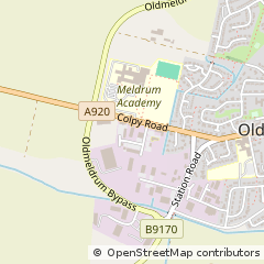 Map of Oldmeldrum, Aberdeenshire