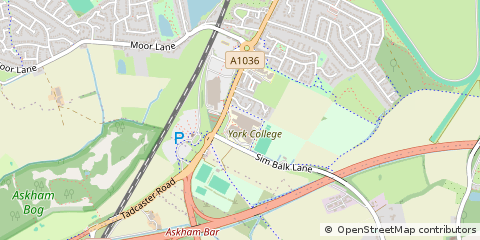 Map of York, North Yorkshire