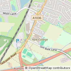 Map of York, North Yorkshire