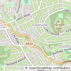 Map of Dundee