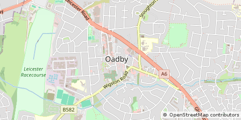 Map of Leicester