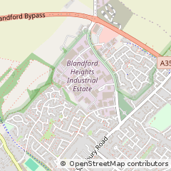 Map of Blandford Forum