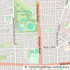 Map of Manchester, Greater Manchester
