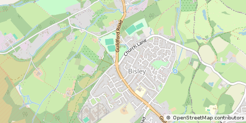 Map of Woking, Surrey