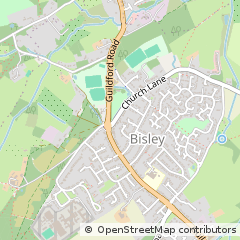 Map of Woking, Surrey