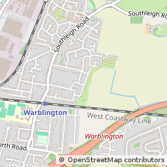 Map of Havant, Hampshire