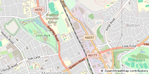 Map of Bradford