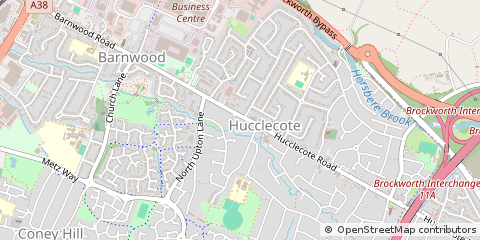 Map of Gloucester